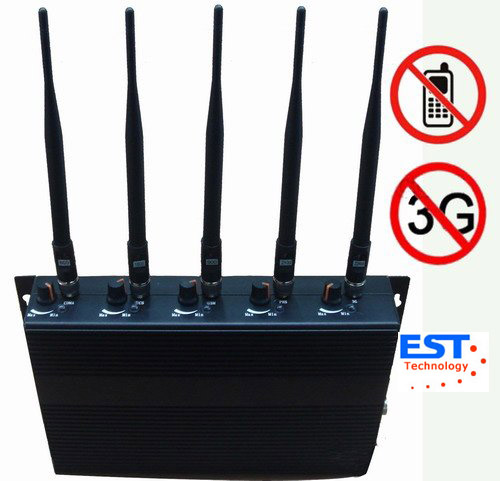Quality High Power Cell Phone Signal Jammer For Schools EST-505C with Remote Control for sale