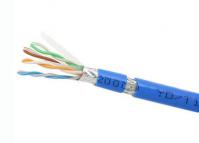 China 23 AWG Conductor Copper Lan Cable Cat6 SFTP Cable UL Listed Flame Resistance factory