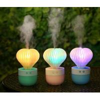 China Mini Humidifier 7 Color Night Light Ball Cactus Air Humidifiers USB Desktop Humidifier for Car for sale