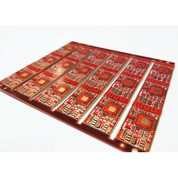 Quality 2-22 Layers Red Soldermask Immsion Gold  FR-4 PCB Printed Circuit Board for sale