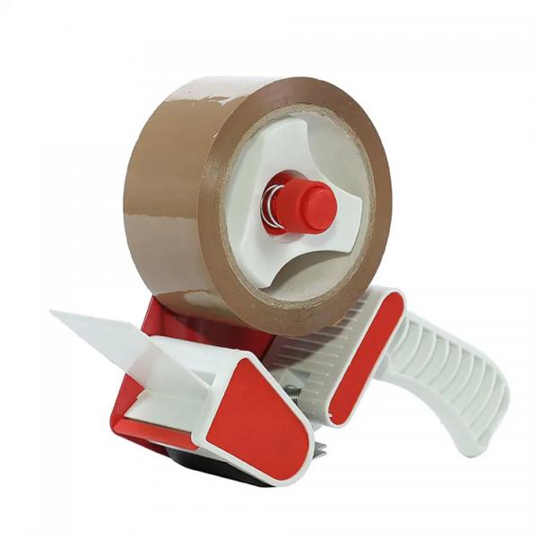 Quality Transparent Color BOPP Carton Sealing Packing Tape With Tape Cutter for sale