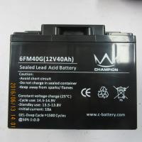 Quality 12v40ah Deep Cycle Lead Acid Battery For Lighting Equipment CE Certificate for sale