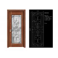 China Inteiror Door Architectural Decorative Glass , Clean Bevelled Glass Door Panels factory