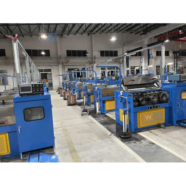 Quality Spray Type Aluminum Wire Cable Automated Drawing Machine wiremac Brand for sale