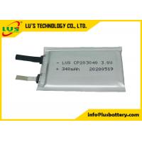China Limno2 Prismatic Lithium Polymer Battery 3V 340mAh CP203040 For Medical Devices for sale