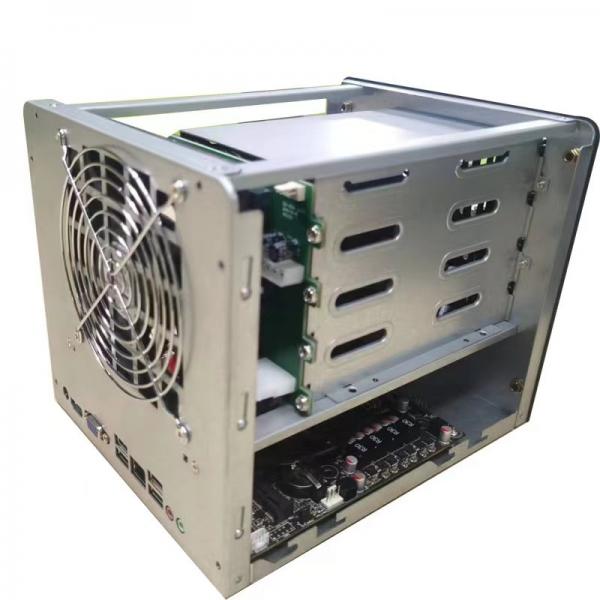 Quality Enclosure Nas Storage Server Chassis Household 4 Bay Computer Case Aluminum for sale