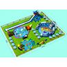 China PVC Tarpaulin Giant Inflatable Water Slide And Pool Commercial For Water Park factory