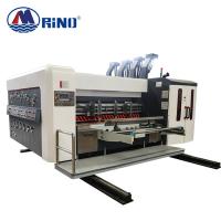 China 2 Color Corrugated Box Flexo Printer With Die Cutter 15T for sale