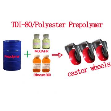 Quality TDI/Polyester Polyurethane Prepolymer System For Castor Wheels for sale