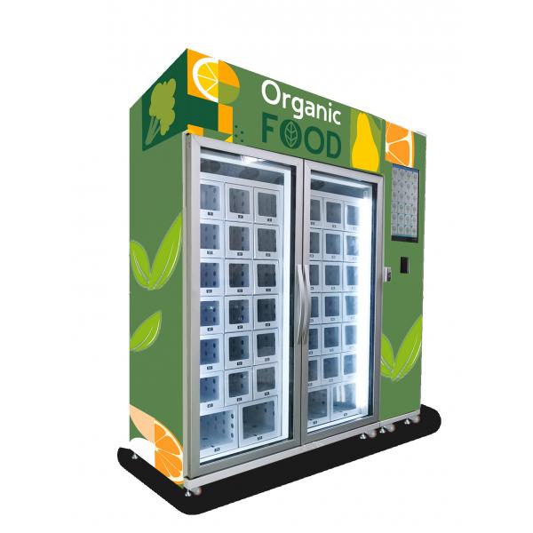 Quality CE Locker Fruit Vending Machine Flower Micron Smart Vending Machine With Cooling System for sale