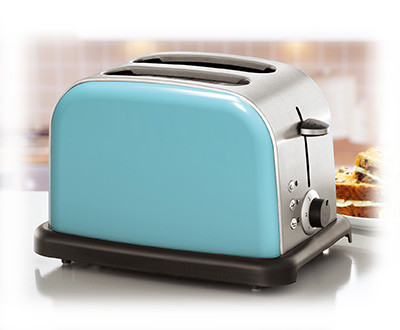 Quality Plastic Brushed Steel Toaster 2 Slice Toaster Breakfast Machine for sale