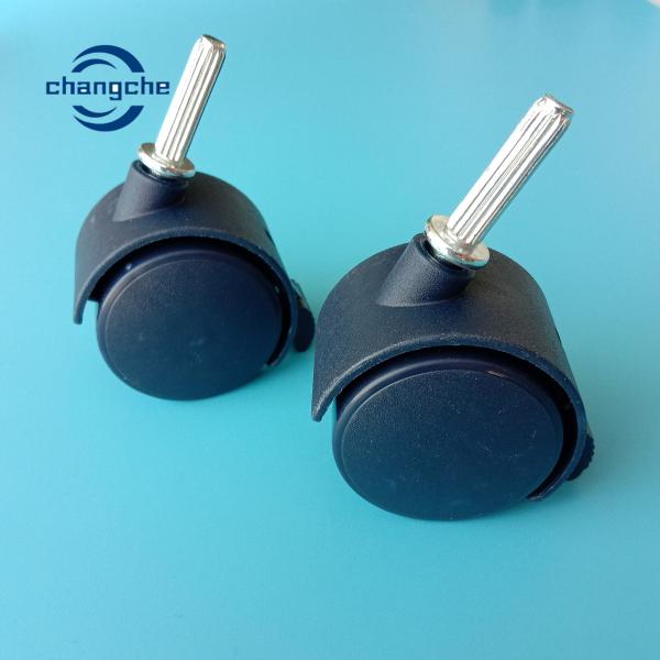 Quality 40MM Carpet Plastic Casters On Hardwood Customized for sale