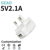 China Portable 5V 2.1A USB Wall Charger ABS PC Material Charging Battery Fan factory