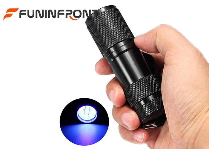 China Black Light 395nm UV LED Flashlight for Pet Urine Stains Detect, Scorpion Finder factory