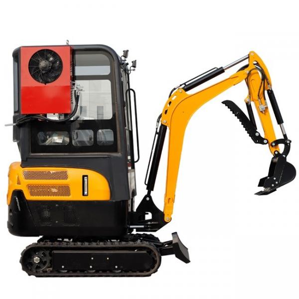 Quality Gradeability 30° Small Hydraulic Excavator Bucket Capacity 0.04m3 Track Width 180mm for sale