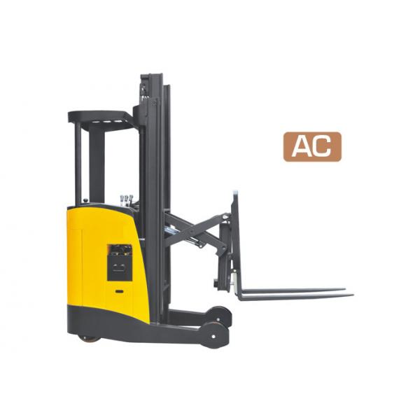 Quality Full Electric Power Narrow Aisle Reach Truck , Narrow Aisle Straddle Truck High Speed for sale