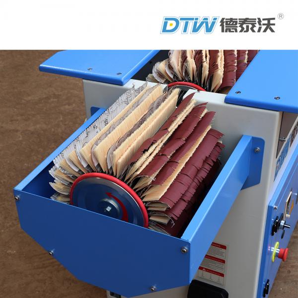 Quality DTW120A Manual Sanding Machine 3 Brush Drum Sander Machine for sale