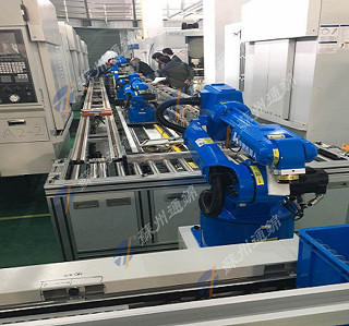 Quality Environmental Protection Robot Rail System For Loading And Unloading High for sale