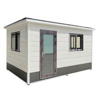 China Economic Small Cheap Cabin One Two Bedroom Sandwich Panel Tiny house Prefab prefabricated House for sale factory