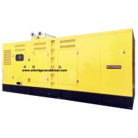 Quality Yellow Color MITSUBISHI Diesel Engine Generator Set 50HZ 1100KW / 1375KVA for sale