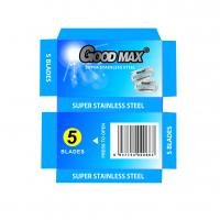 China Goodmax Double Edge Stainless Steel Blades , Silver Men'S Shaving Razor Blades factory