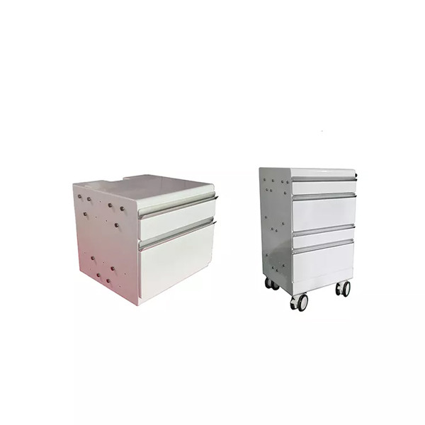 Quality Hospital Bedside Medical Drawer Cabinet Metal Sheet Fabrication Electro-Plating for sale