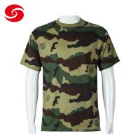 Quality Customized Cotton Woodland Camouflage T-Shirt Africa Market for sale
