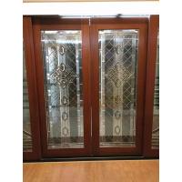 Quality 1" Thick Door Leaded Glass Made In China With IGCC For Door Factory for sale