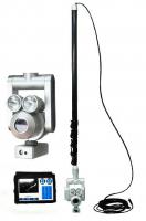 China Sewer Drain Pole Inspection Camera Carbon Fiber Pole With 1/4&quot; CCD Component factory