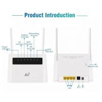 China 4G Card Wireless Fiber Optic Modem Router Hotspot LTE CPE Wifi factory