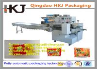 China Auto Pillow Bag Packaging Machine , Chocolate Packaging Machine For Upper Film Feeding factory