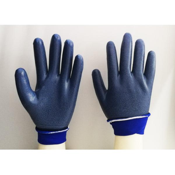 Quality Foam Eva Latex Dipped Gloves , Latex Rubber Gloves Breathable Knitting for sale
