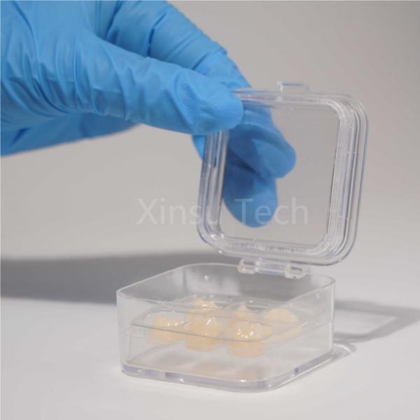 Quality 2 Inch Plastic Dental Crown Box Recyclable With Clear Membranes for sale