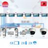 China sensor's button AHD1080P 220V video intercom with metal housing villa office security intercom System factory