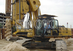 Quality Max Torque 220kN.m CAT Chassis Foundation Machinery Bored Hydraulic Piling Rig for sale