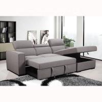 China Sofa Bed Room Sofa Hot Sale Living Room L Shape Corner Pull Out Fabric Modern European Style Fabric+solid Wood 2 Seater+ factory