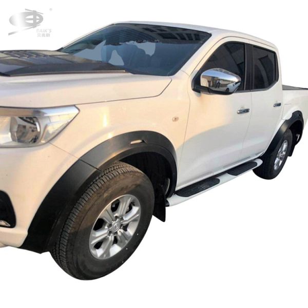 3 Inch Fender Flares , Matte Black OEM Style Fender Flares For Navara