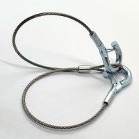 China 1.2mm Stainless Wire Rope Lanyard Safety Belt With Plastic Skin factory