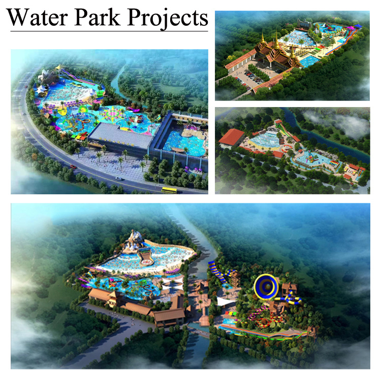 Whole Water Park Design by Professional Manufacturer