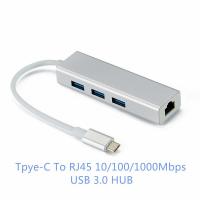 China Portable 4 Port USB 3.0 Hub with 2-in-1 Type C Adapter Converter,External Multiple USB Data Hub for New Devices,PC,Mac factory