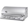 China Factory price kitchen bbq  built in wall insert  4 burners gas bbq grill with slow burning factory