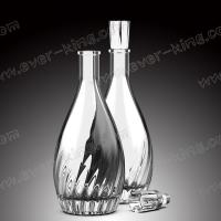 Quality 750ml Transparent Premium Liquor Glass Bottles for sale