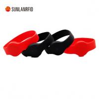 China Free Samples OEM Printing Waterproof HF wholesale rfid silicone wristbands factory