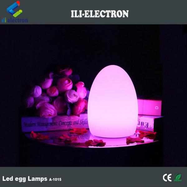 Quality Illuminated Mini Egg Shaped LED Lights 16 Colors Changing With Remote Control for sale