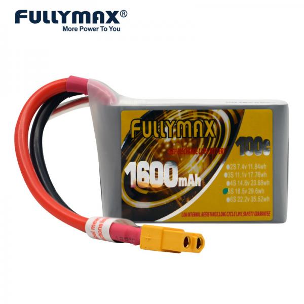 Quality 1600mah 18.5v 5s 100c Lipo Battery Fpv Rc Racing Battery Lipo Fullymax for sale