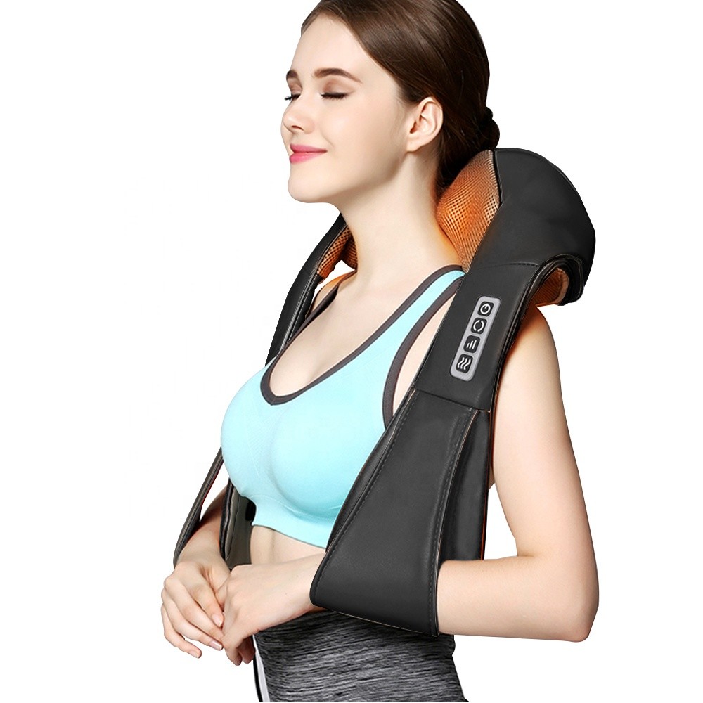 Quality Weight 1.6 Kg Heated Neck Massager Size 41 * 17 * 50cm Rated Voltage 12V for sale