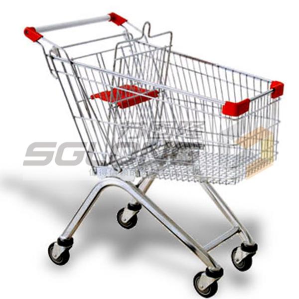 Quality Customizable Metal Shopping Cart Baskets Unfolding ISO9001 Certification for sale