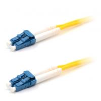 China LC to LC multimode duplex fiber optic patch cable 2.0/3.0mm PVC/OFNR/LSZH jacket OM3 OM4 OM5 LC LC UPC patch cord for sale