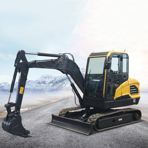 Quality Super Power 4 Ton Mini Excavator Saving Energy Compact Small Digger Machine for sale