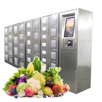 China 24 Hours Vending Lockers Automatic Stainless Steel Vegetable Fruit for sale